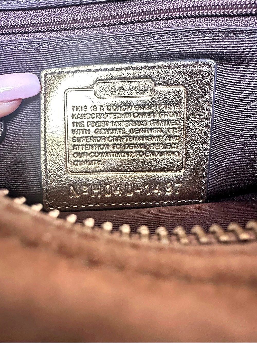Coach Vintage Special Edition 2004 Legacy Leather & Suede  Crossbody Bag - Picture 12 of 16
